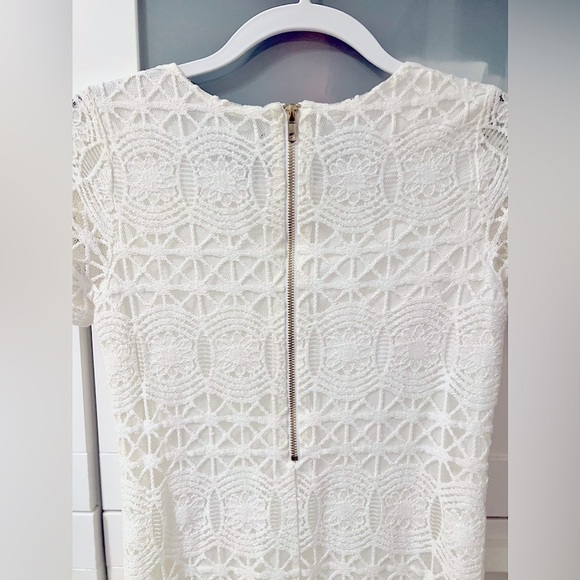 Lulu’s White Lace Shift Dress - Picture 9 of 9